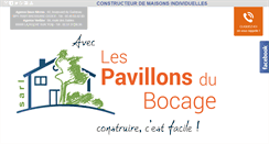 Desktop Screenshot of lespavillonsdubocage.fr